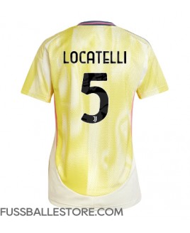 Günstige Juventus Manuel Locatelli #5 Auswärtstrikot Damen 2024-25 Kurzarm